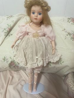 Ballerina porcelain doll