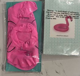 Set of 2, Flamingo Inflatable Drink Holders
