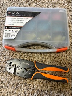 Crimping tool and heat gun