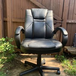 Faux Leather Executive Office Chair 