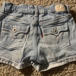 Levi's Shorty Shorts, Girls Size 12