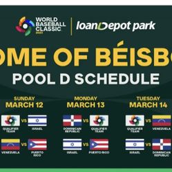 World Baseball Classic Ticket 