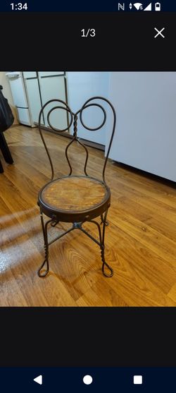 100+ Year Old Child's Ice Cream Parlor Chair