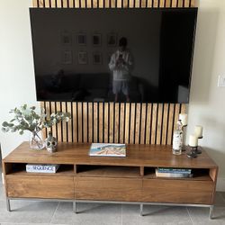 Crate and barrel pearson media console online