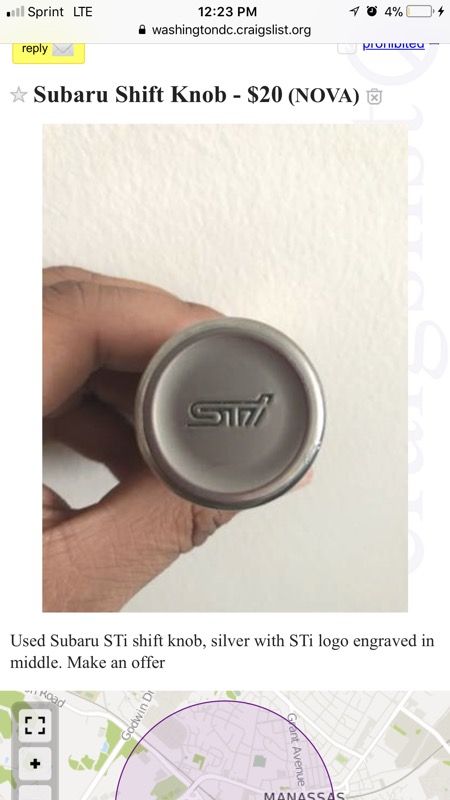 Washingtondc Craigslist Org >> Subaru Sti Shift Knob For Sale In Manassas Va Offerup Washingtondc Craigslist Org >> Subaru Sti Shift Knob For Sale In Manassas Va Offerup
