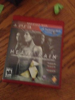 PS3. Heavy rain