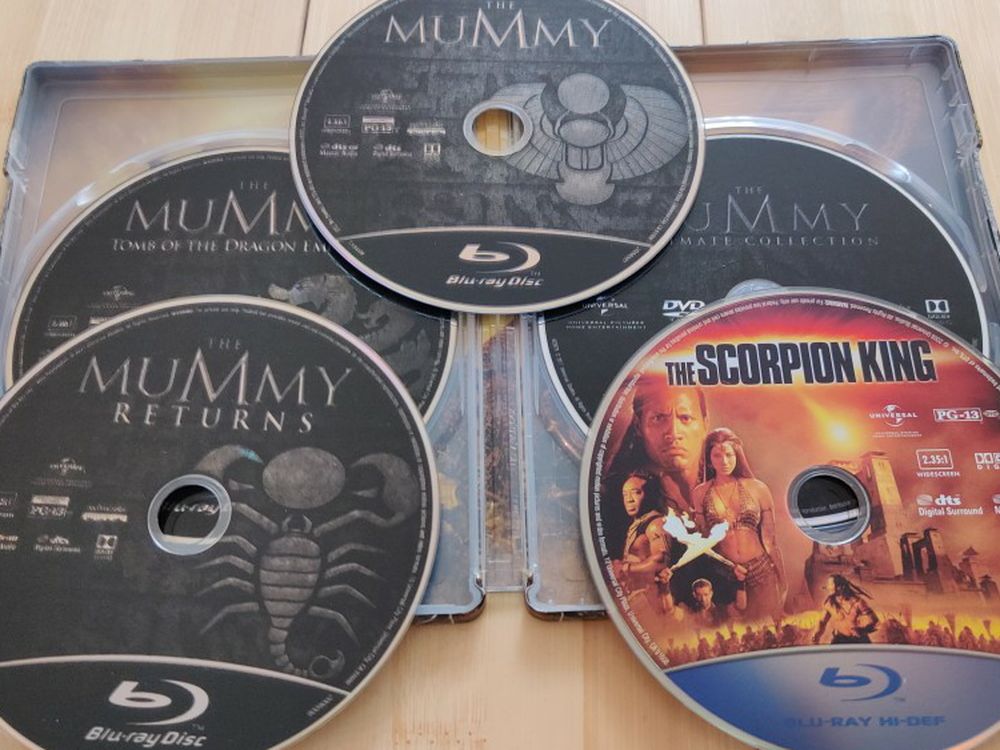 Blu-ray The Mummy Ultimate Collection Steelbook (Unused)