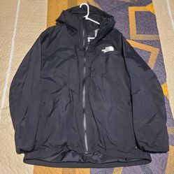 The North Face Black Rain Jacket - XL