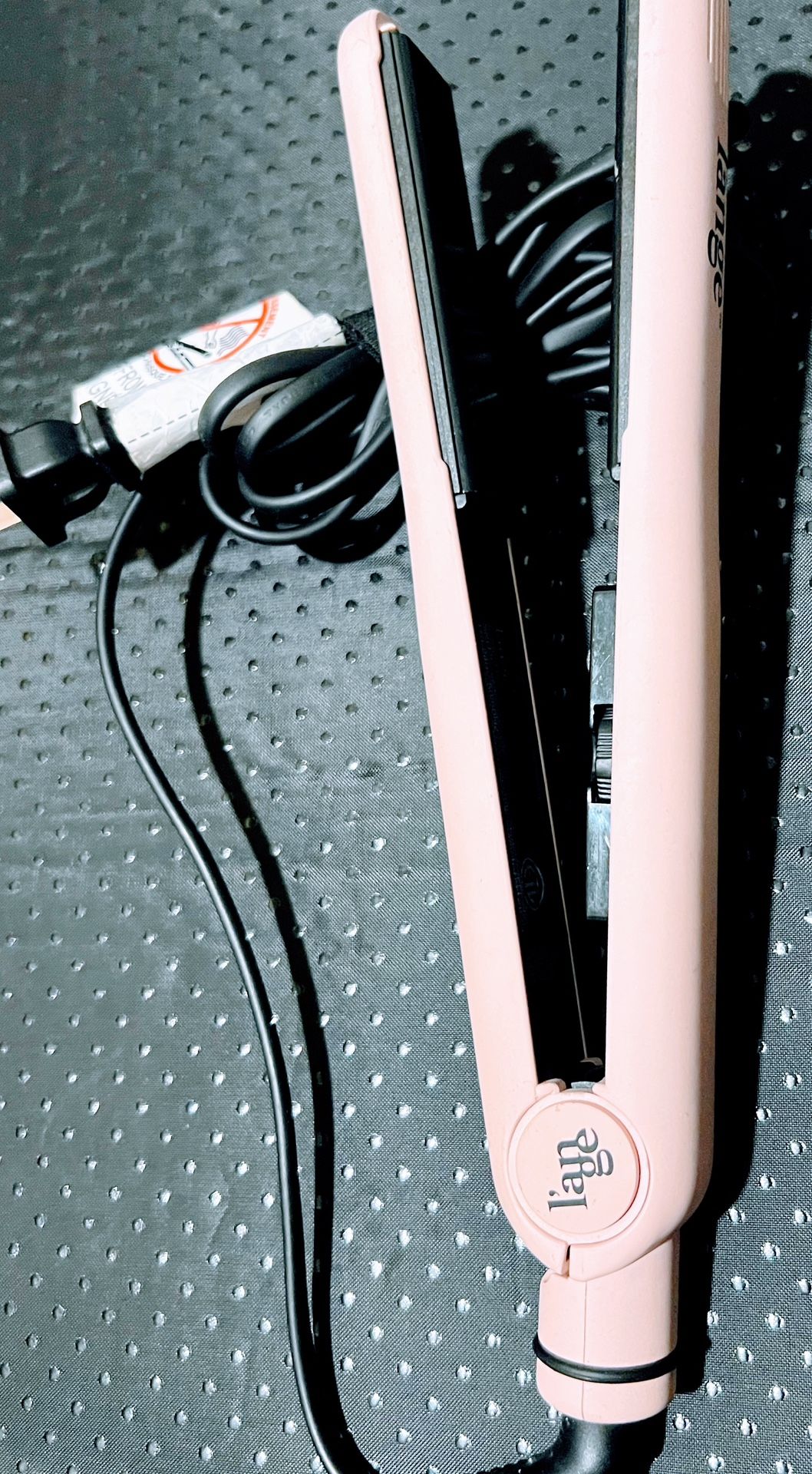 L'ANGE HAIR Aplatir Ceramic Flat Iron Hair Straightener | Adjustable Temp Dual Voltage Hair Straightening Iron | Tourmaline-Infused Flat Iron | 1 Inch