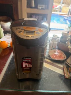 Zojirushi CD-WHC40XH Micom Water Boiler and Warmer, 135 oz, Stainless Gray