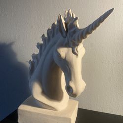 Unicorn head In Stone