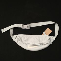BNWT NIKE FANNY PACK WAIST BAG WHITE SWOOSH LIGHT LIME GREEN