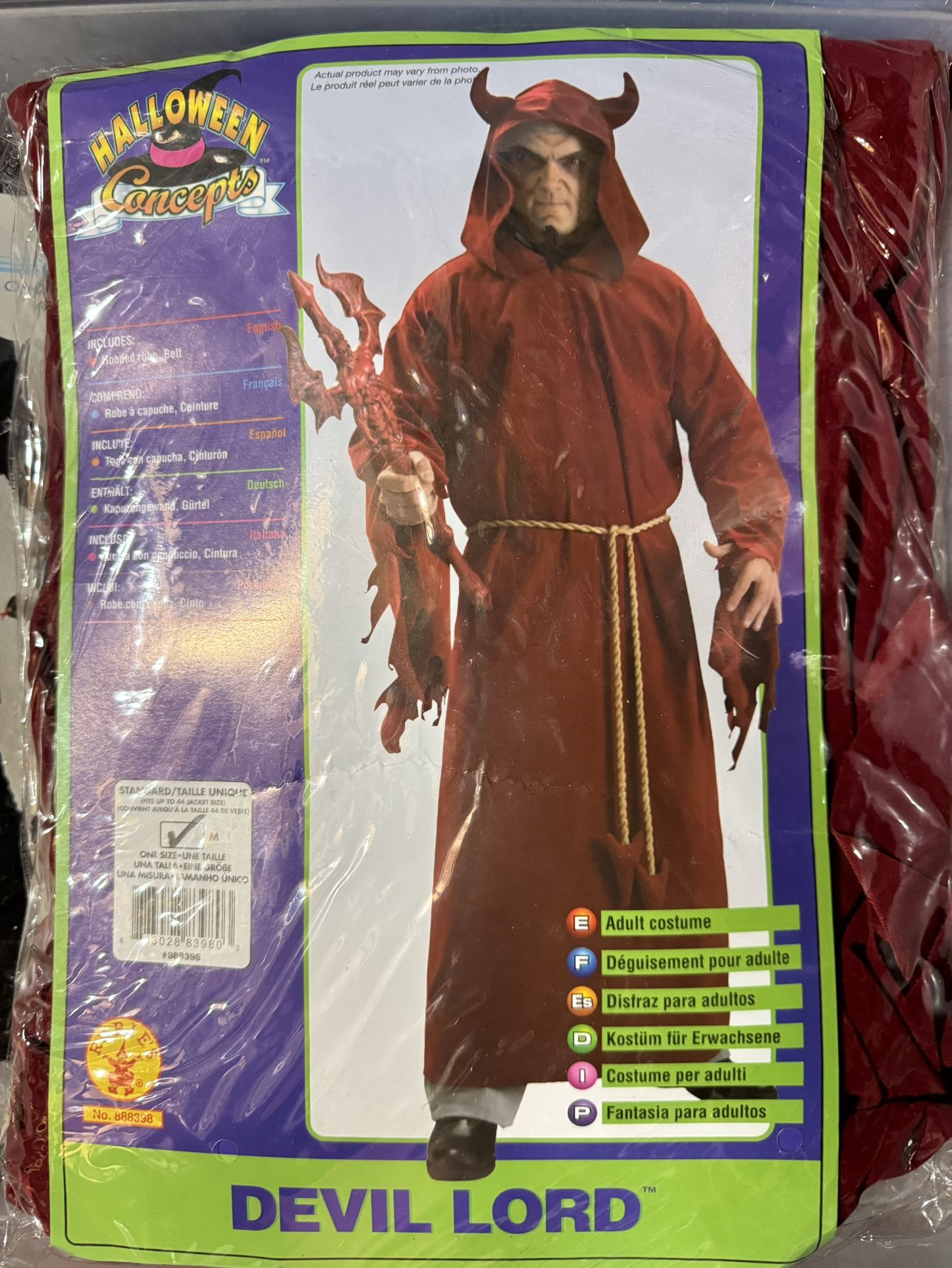 Adult Halloween Costume -Devil Lord