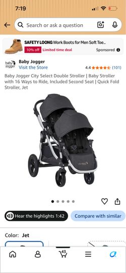 Baby Jogger City Select Double Stroller