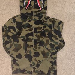 Green camo Bape jacket 