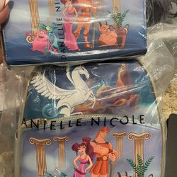 Disney Danielle Nicole Hercules Backpack With Matching Wallet