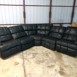 Lackawanna Sectional Leather Sofa / Couch 