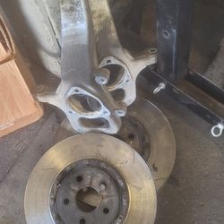 Track Hawlk Knuckles/ Brake Rotors