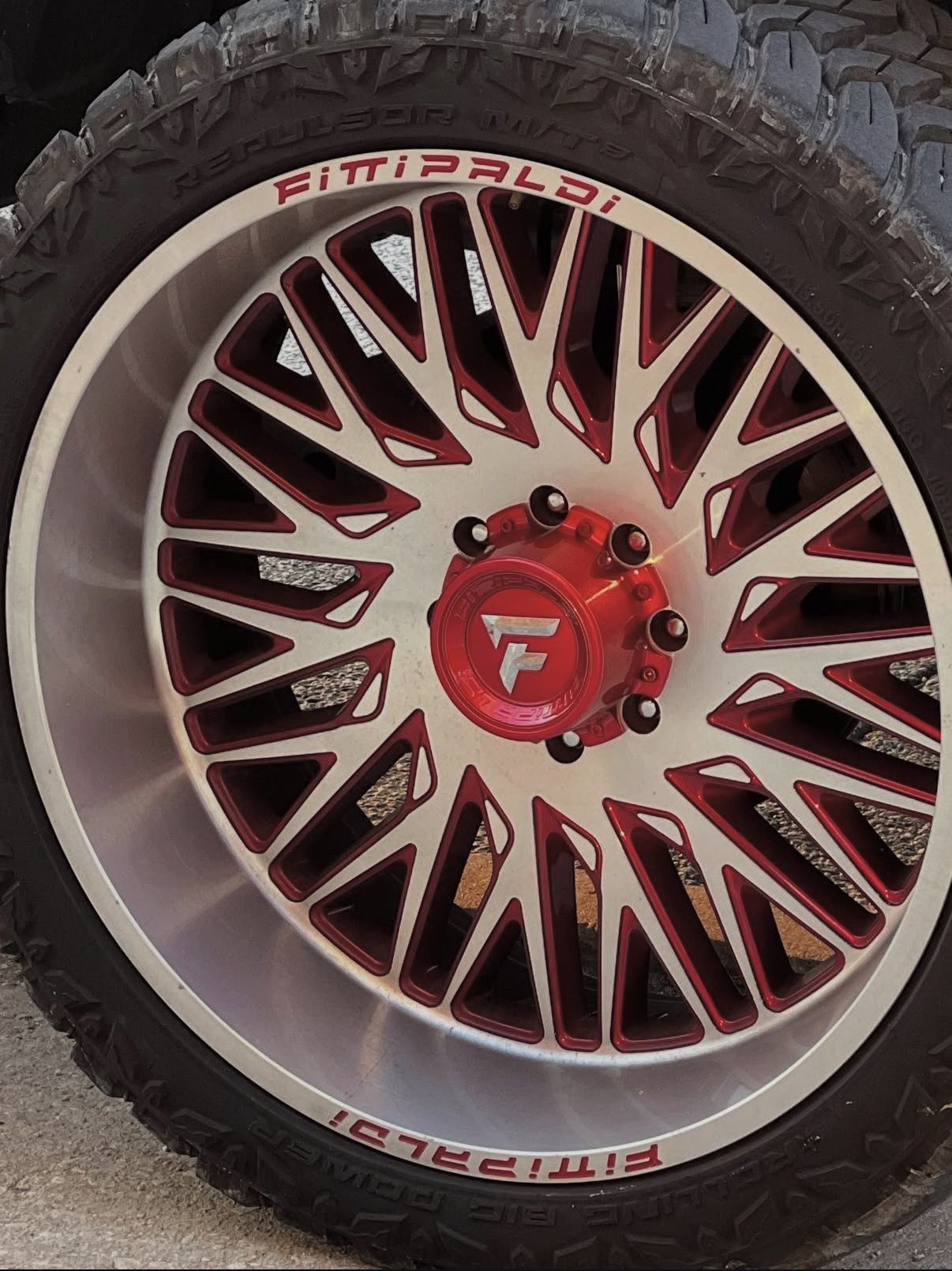26x12 With 37” Mud Tires 8x165