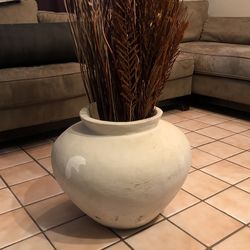 Jarrón Grande De Barro