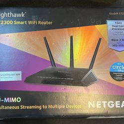 Netgear Nighthawk AC2300 Smart Wifi Router