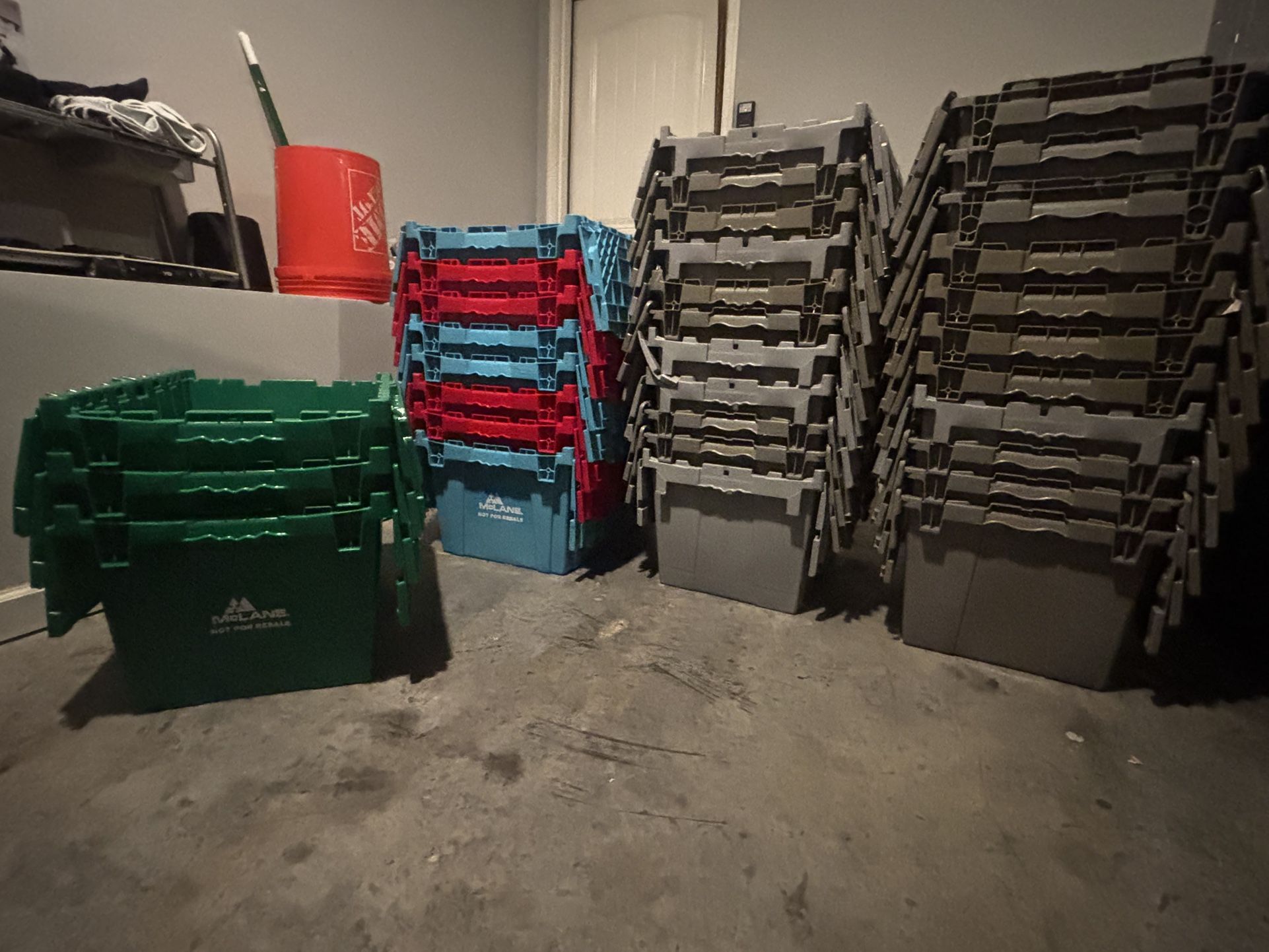 Storage Totes VENTED & SOLID 