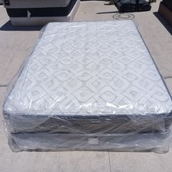 New Full Pillowtop Mattress And Box Spring 