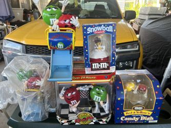 M&M collection candy dispenser
