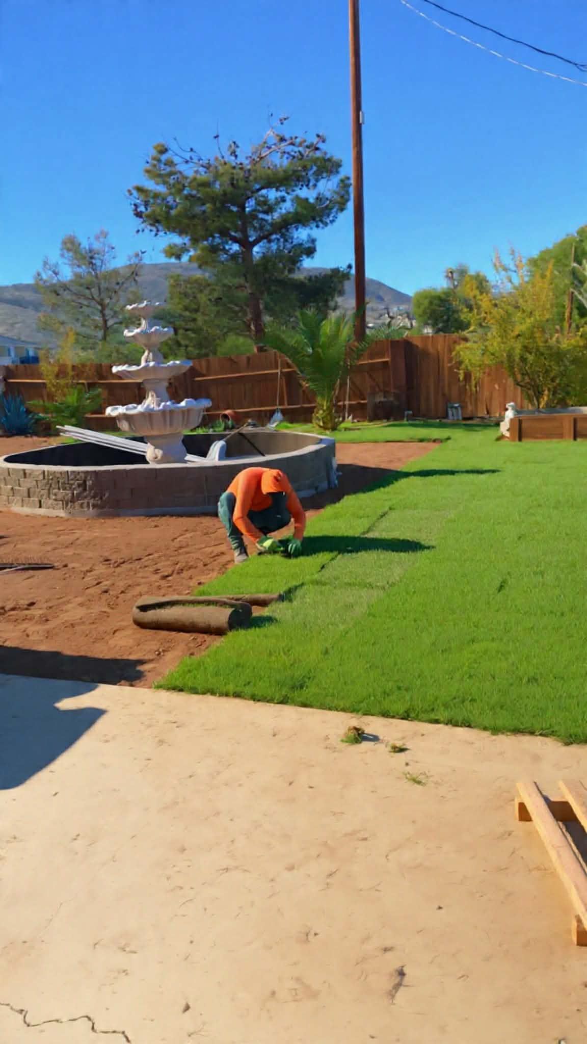 Fresh Sod Installation 