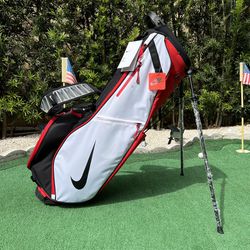NEW Golf Nike Air Sport Bag With Stand Red White Black