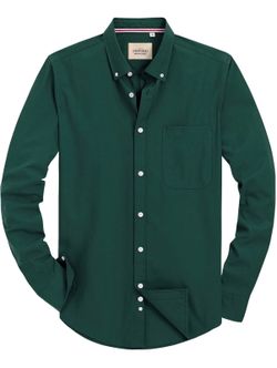 Oxford Men's Long Sleeve Button-Down Shirt