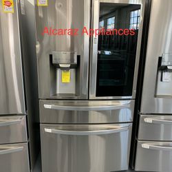 Refrigerador 5 Puertas Stainless Steel Capacidad 22.5 Cu Ft Scratch And Dent $1,999