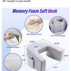 Memory Foam Soft Desk For Couch Or Bed Laptop