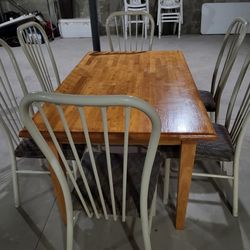 Dining table with chairs