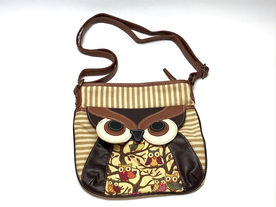 Womens Handbag, Owl {2910}.[Parma]