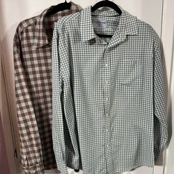 Men’s Size XL Long Sleeve Button down  shirts.  Preowned Excellent Condition.