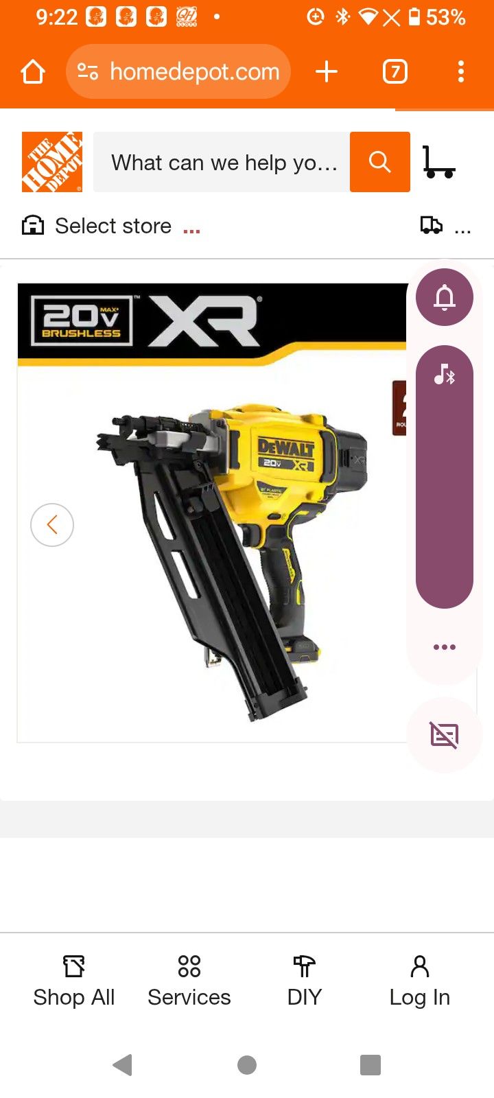 DeWalt Framing Nailer