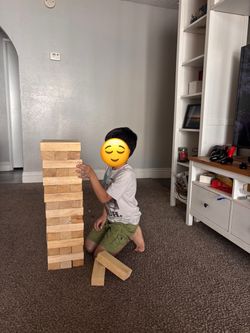 Giant Wooden Jenga Game