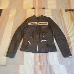 BRAND NEW Authentic Harley-Davidson Women's Victory Lane Leather Jacket