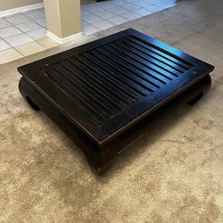 Imported Antique Solid Wood Coffee Table