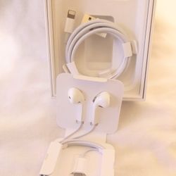 The Apple EarPods with Lightning USB Cable
