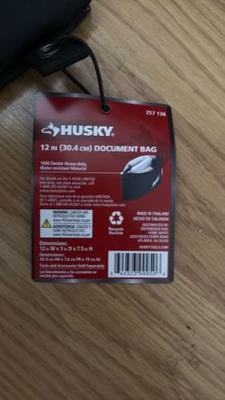Husky 12-Inch Document Bag