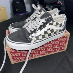 Old Sckool Checker Lace Vans 