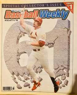 Baseball Weekly Magazine Special Collector's Issue Mark McGwire 1998