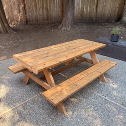Wood Picnic Table