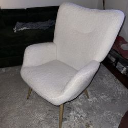 Very Clean Mid century Boucle Accent chair