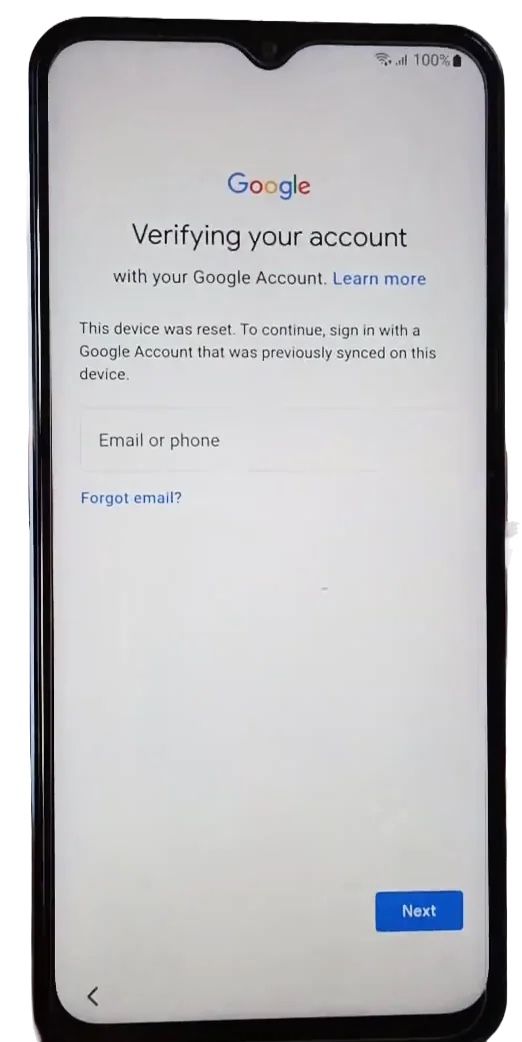 Samsung Google Unlock