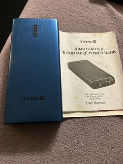 Type S Jump Starter and Portable Power Bank