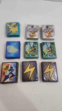 Pokemon card new sleeves lot of 9