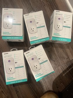5 Connected Home Wi-Fi Outlets